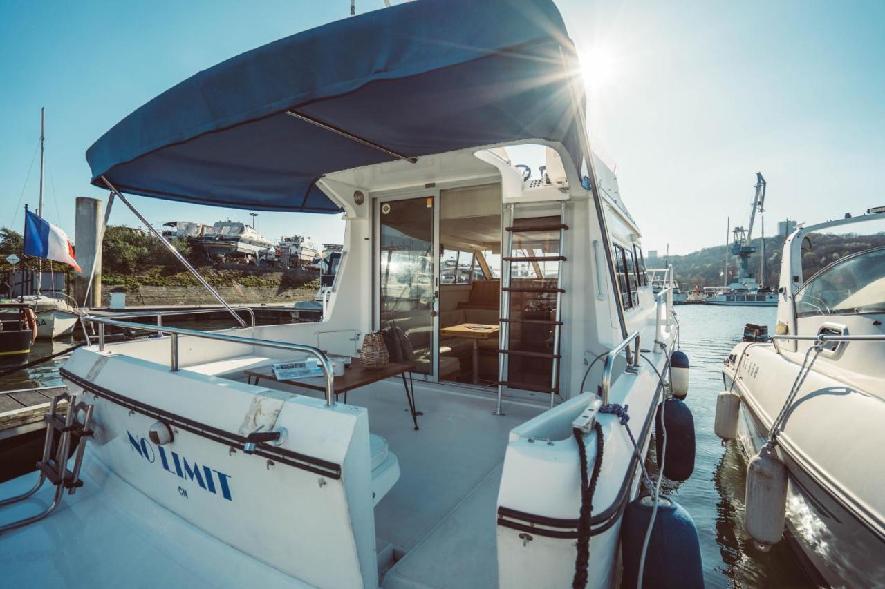 No Limit Charter Bateau Avec Parking Prive Proche Centre-Ville Rouen Exterior foto